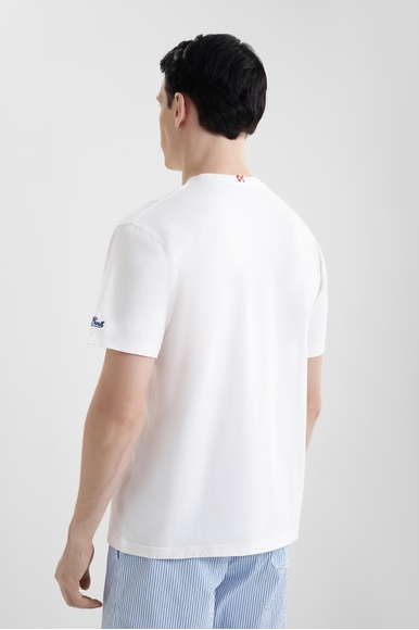 Мужская хлопковая футболка MC2 Saint Barth ARNOTTWARM купить в интернет-магазине Bestelle фото 2