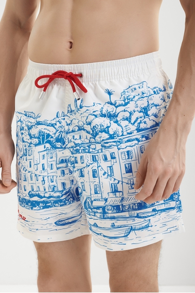 Мужские плавки-шорты MC2 Saint Barth GUSTAVIAPLACEDPRINT купить в интернет-магазине Bestelle фото 1