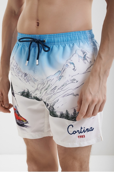 Мужские плавки-шорты MC2 Saint Barth GUSTAVIAPLACEDPRINT купить в интернет-магазине Bestelle фото 1