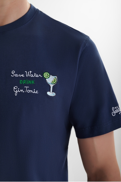 Мужская хлопковая футболка MC2 Saint Barth ARNOTT купить в интернет-магазине Bestelle фото 4