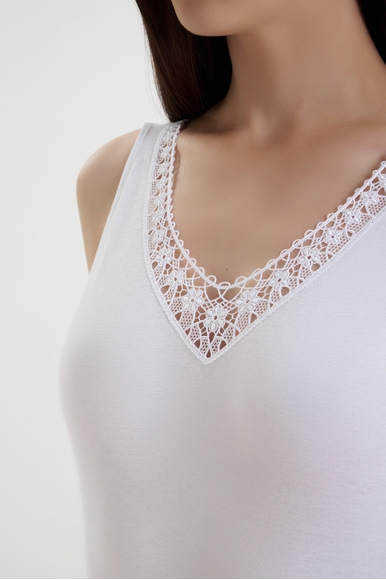 Женская хлопковая майка Nina von C 70300223 купить в интернет-магазине Bestelle фото 4