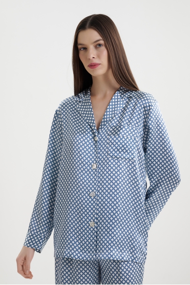 Женская шелковая пижама с брюками Luna di Seta VLST61128 купить в интернет-магазине Bestelle фото 3
