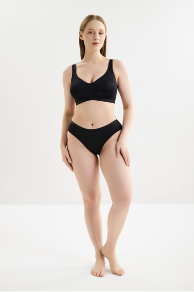  Женские черные трусы-слипы  Naturana 4684 купить в интернет-магазине Bestelle фото 3