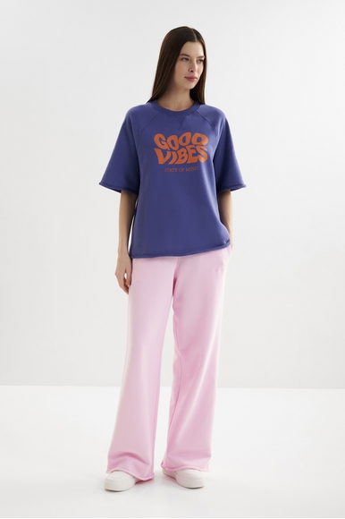  Женская домашняя футболка с принтом из хлопка  Mey 1210090 купить в интернет-магазине Bestelle фото 3