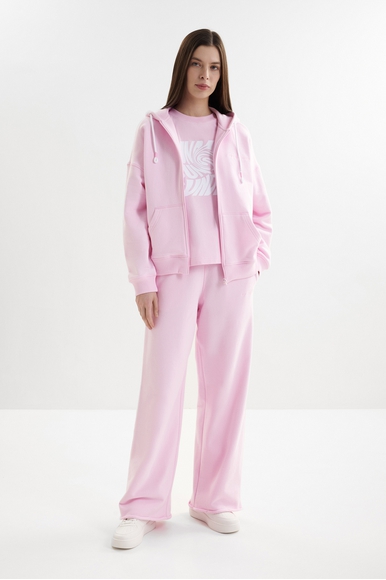  Женская хлопковая розовая толстовка  Mey 1210079 купить в интернет-магазине Bestelle фото 3