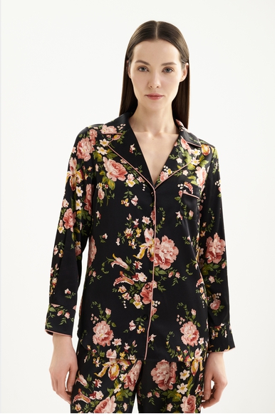 Женская шелковая пижама с брюками Marjolaine 4BER5501 купить в интернет-магазине Bestelle фото 3