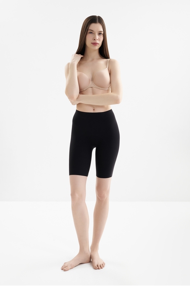 Женские черные трусы-шорты макси Simone Perele 1F6670 купить в интернет-магазине Bestelle фото 3