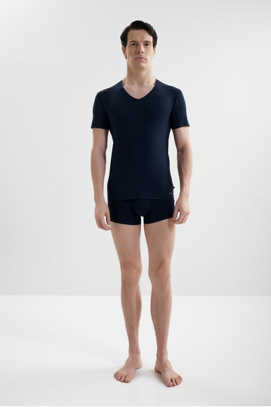 Мужская домашняя синяя футболка Calida 14885 купить в интернет-магазине Bestelle фото 3