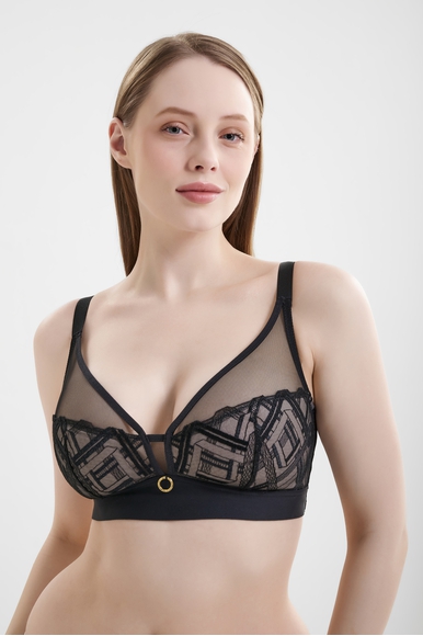 Черный бюстгальтер-топ без косточек с мягкими чашками Chantelle C21S20 купить в интернет-магазине Bestelle фото 1