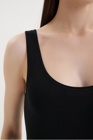 Майка черная из хлопка Calida 12175 купить в интернет-магазине Bestelle фото 4