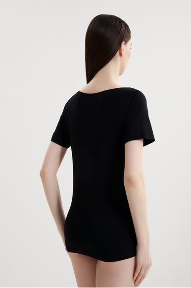  Женская черная домашняя футболка  Mey 26816 купить в интернет-магазине Bestelle фото 2