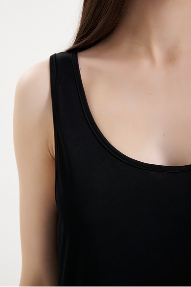 Женская черная сорочка миди Nina von C 22406111 купить в интернет-магазине Bestelle фото 4