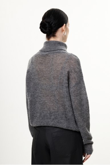 Женский серый шерстяной джемпер Sarah Pacini 252.11.071 купить в интернет-магазине Bestelle фото 2