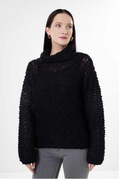 Женский чёрный джемпер Sarah Pacini 252.11.107 купить в интернет-магазине Bestelle фото 1