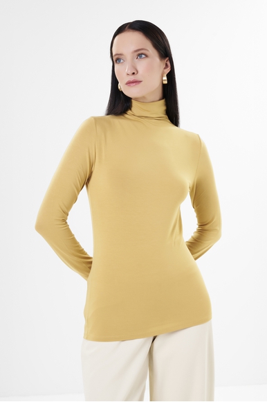 Женская жёлтая водолазка Sarah Pacini 252.12.512 купить в интернет-магазине Bestelle фото 1