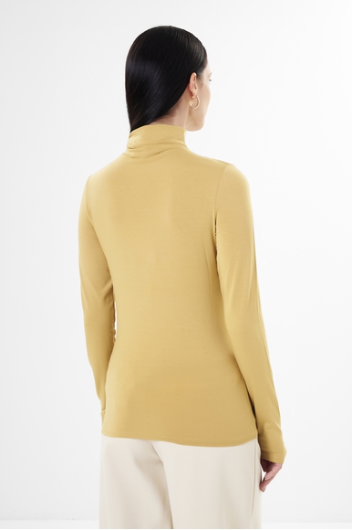 Женская жёлтая водолазка Sarah Pacini 252.12.512 купить в интернет-магазине Bestelle фото 2
