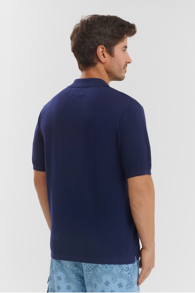 Синее мужское поло MC2 Saint Barth SLOAN купить в интернет-магазине Bestelle фото 2