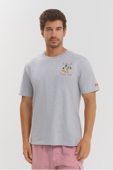 Мужская хлопковая футболка MC2 Saint Barth TSHIRTMAN купить в интернет-магазине Bestelle фото 1