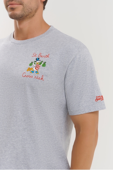 Мужская хлопковая футболка MC2 Saint Barth TSHIRTMAN купить в интернет-магазине Bestelle фото 4
