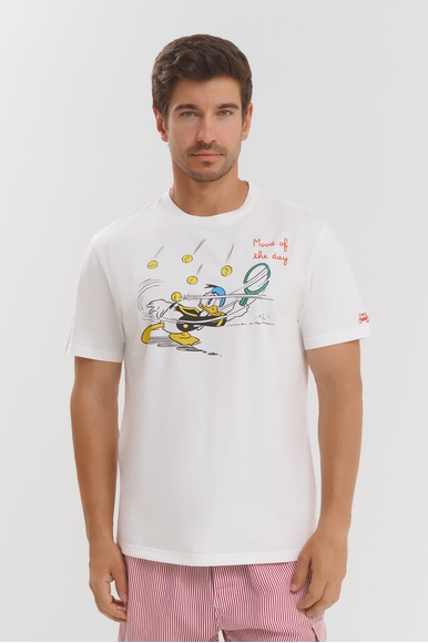 Мужская хлопковая футболка MC2 Saint Barth TSHIRTMAN купить в интернет-магазине Bestelle фото 1