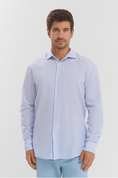 Мужская хлопковая рубашка MC2 Saint Barth PAMPLONA_CO купить в интернет-магазине Bestelle фото 1