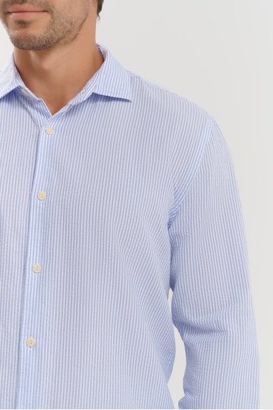 Мужская хлопковая рубашка MC2 Saint Barth PAMPLONA_CO купить в интернет-магазине Bestelle фото 4