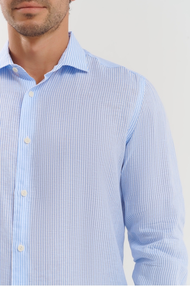 Мужская льняная рубашка MC2 Saint Barth PAMPLONA купить в интернет-магазине Bestelle фото 4