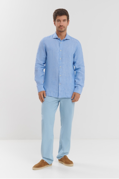 Мужская льняная рубашка MC2 Saint Barth PAMPLONA купить в интернет-магазине Bestelle фото 3