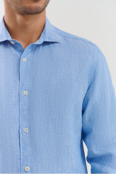 Мужская льняная рубашка MC2 Saint Barth PAMPLONA купить в интернет-магазине Bestelle фото 4