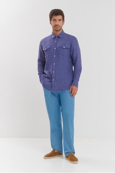 Мужская льняная рубашка MC2 Saint Barth GREG купить в интернет-магазине Bestelle фото 3