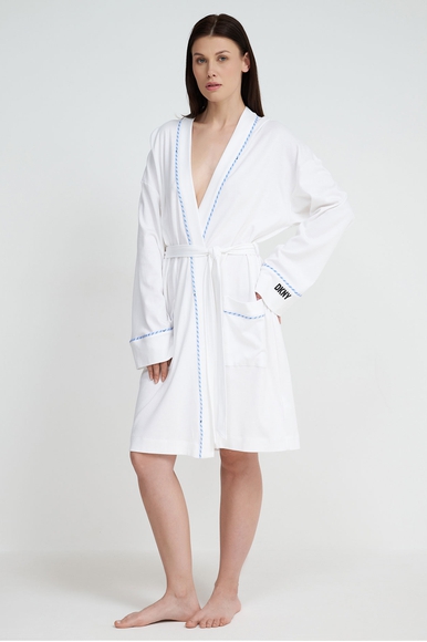 Женский белый короткий халат DKNY YI10008 купить в интернет-магазине Bestelle фото 1