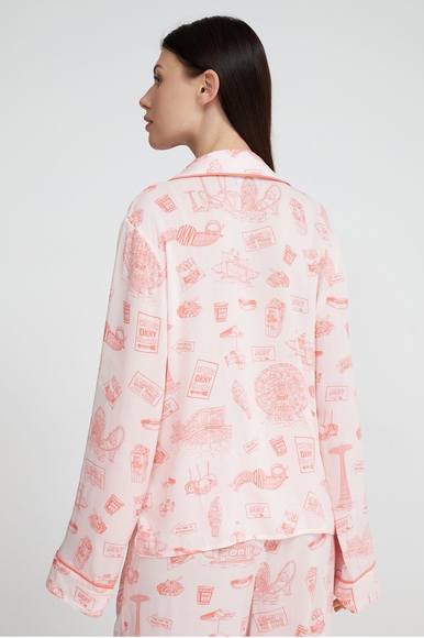 Женская розовая пижама с брюками DKNY YI90003 купить в интернет-магазине Bestelle фото 3
