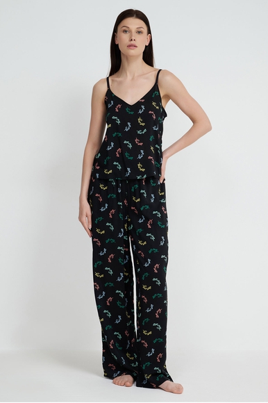 Женская черная пижама с брюками DKNY YI70005 купить в интернет-магазине Bestelle фото 1
