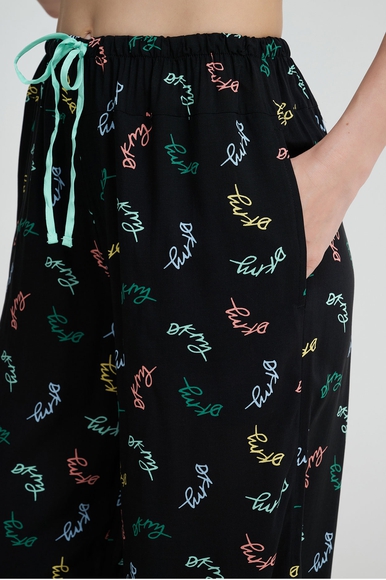 Женская черная пижама с брюками DKNY YI70005 купить в интернет-магазине Bestelle фото 7
