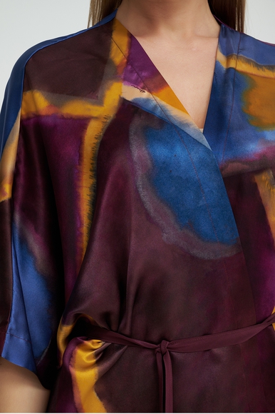 Женский пляжный халат из шелка Shan 52421-87 купить в интернет-магазине Bestelle фото 3