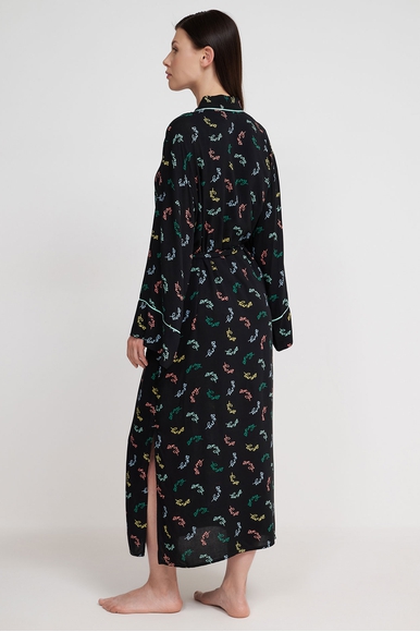 Женский черный халат DKNY YI20005 купить в интернет-магазине Bestelle фото 2