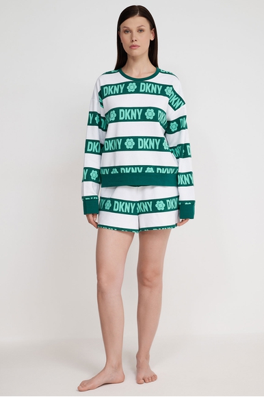 Женская оливковая пижама с шортами DKNY YI90002 купить в интернет-магазине Bestelle фото 1