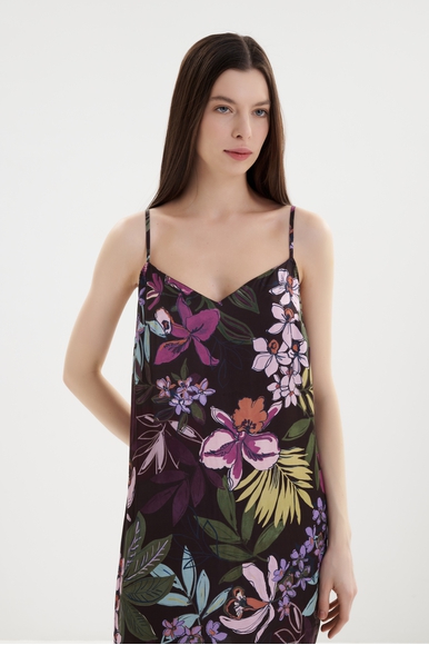 Короткая ночная сорочка с цветочным принтом  Maison Lejaby N1295 купить в интернет-магазине Bestelle фото 3