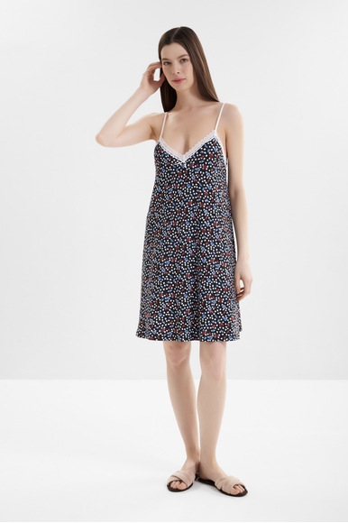  Короткая сорочка на бретельках с цветочным принтом  Antigel ELJ1084 купить в интернет-магазине Bestelle фото 1