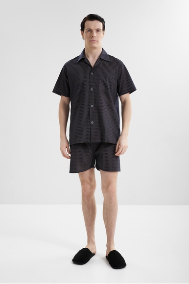 Мужская хлопковая пижама с шортами Derek Rose 6250-NELS купить в интернет-магазине Bestelle фото 1