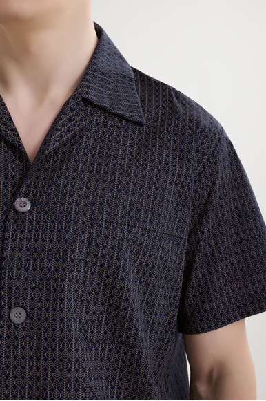 Мужская хлопковая пижама с шортами Derek Rose 6250-NELS купить в интернет-магазине Bestelle фото 5