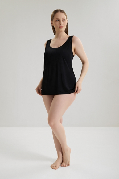 Женский черный топ  Nina von C 22400112 купить в интернет-магазине Bestelle фото 3