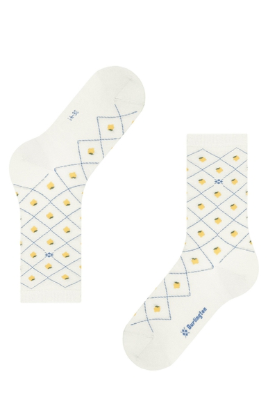 Носки женские белые Lemon Burlington 27153 купить в интернет-магазине Bestelle фото 3