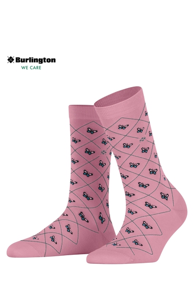 Носки женские розовые Butterflies Burlington 27183 купить в интернет-магазине Bestelle фото 1