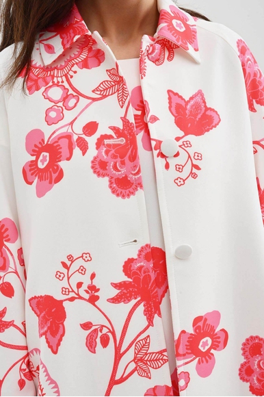 Женский удлиненный жакет с принтом Daniela Drei 2759 купить в интернет-магазине Bestelle фото 3