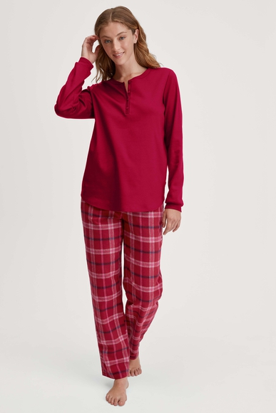 Женские домашние хлопковые брюки в клетку Calida 29458 купить в интернет-магазине Bestelle фото 3