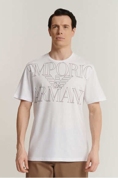 Мужская хлопковая футболка Emporio Armani EM000574AF12326 купить в интернет-магазине Bestelle фото 1