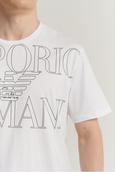 Мужская хлопковая футболка Emporio Armani EM000574AF12326 купить в интернет-магазине Bestelle фото 4