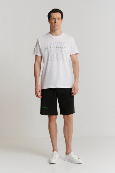Мужская хлопковая футболка Bikkembergs BMT0902 купить в интернет-магазине Bestelle фото 3