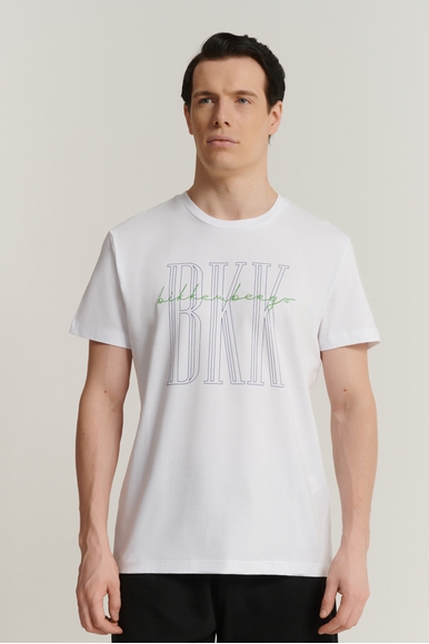 Мужская хлопковая футболка Bikkembergs BMT0902 купить в интернет-магазине Bestelle фото 1